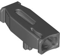 Projectile Launcher, 4 x 2 x 1 with Bottom Axle (For 1 x 1 Round Tiles), 41812 Dark Bluish Gray U