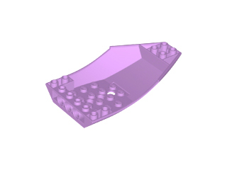 Cockpit 10 x 6 x 2 Curved, 47406 Medium Lavender U