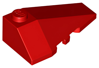 Деталь LEGO Клиновидная пластина Lego Wedge 4 x 2 Triple Right 43711 Red U