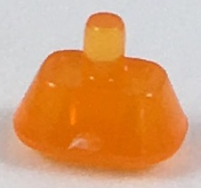 Rock Faceted with Small Pin (Infinity Stone), 36451a Trans-Orange U
