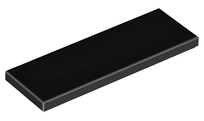 Деталь LEGO Lego Tile 2 x 6 69729 Black (6318582) U