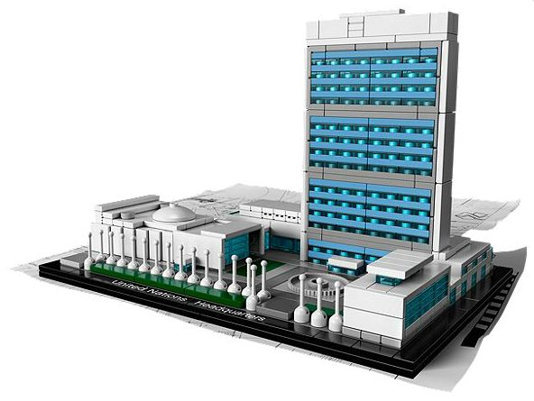 Конструктор LEGO Architecture 21018 Штаб-квартира ООН Used