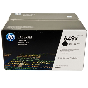 Двойная упаковка картриджей HP CE260XD Black черные оригинальные Color LaserJet CP4025, 4525