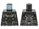 Torso Ant-Man Silver Armor and Yellow Honeycomb Pattern, 973pb2043  