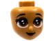 Mini Doll, Head Friends with Black Eyebrows, Reddish Brown Eyes, Beauty Mark, Dark Red Lips Pattern, 83499