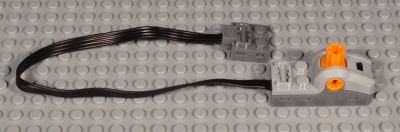 Electric Pole Reverser / Polarity Switch with Black Lead, Power Functions, bb0339c01 Light Bluish Gray N