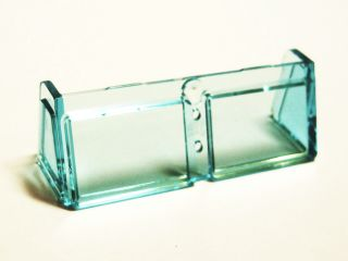Glass for Windscreen 2 x 6 x 2 Train, 13756 Trans-Light Blue N