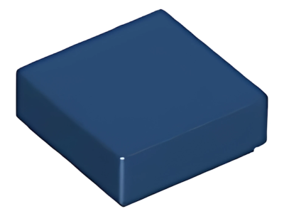 Деталь LEGO Tile 1 x 1 with Groove 3070b Dark Blue U