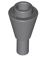 Cone 1 x 1 Inverted with Bar 11610 Dark Bluish Gray U