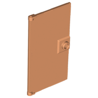 Дверь Lego Door 1 x 4 x 6 with Stud Handle 60616 Nougat N