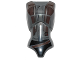 Large Figure Torso Female with SW Dark Brown Vest Pattern (Jyn Erso), 26481pb01
