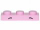 Plate 1 x 3 with 2 Small Black Arcs, Middle and Rounded Pattern (Unikitty / Disco Kitty Eyebrows), 3623pb019  