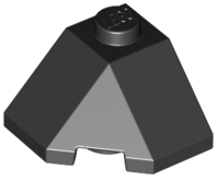 Wedge 2 x 2 (Slope 45 Corner), 13548 Black U