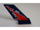 Tail Shuttle with Red Lightning and 'AIR SHOW' Pattern on Both Sides (Stickers) - Set 60177, 6239pb090  
