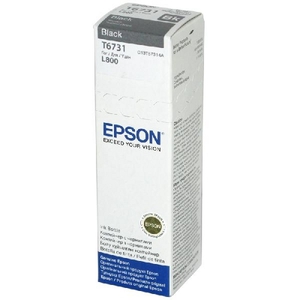 Контейнер с чернилами Epson T6731 для L800 Black черный C13T67314A