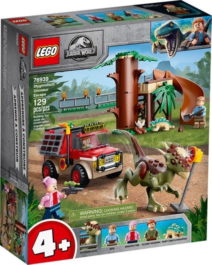 Конструктор LEGO Jurassic World 76939 Побег Стигимолоха