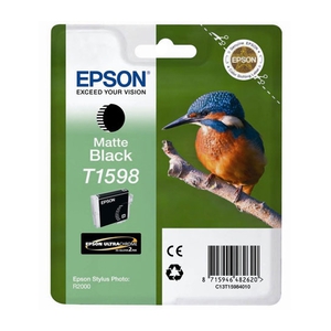 Картридж Epson T1598 Matte Black матовый черный C13T15984010