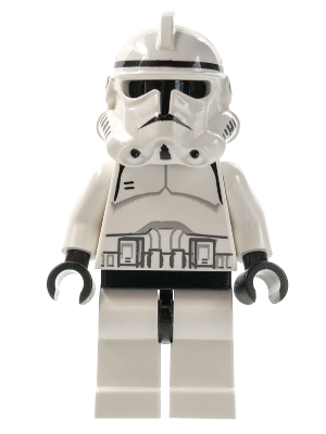 Минифигурка Lego Star Wars Clone Trooper (Phase 2) - Black Head sw0126