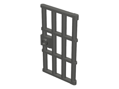 Деталь LEGO Door 1 x 4 x 6 Barred with Stud Handle 60621