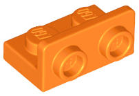 Деталь Lego Скоба Bracket 1 x 2 - 1 x 2 Inverted 99780 Orange N