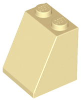 Slope 65 2 x 2 x 2 with Bottom Tube, 3678b Tan U