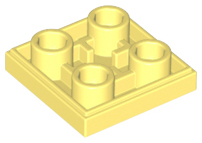 Tile, Modified 2 x 2 Inverted, 11203 Bright Light Yellow N