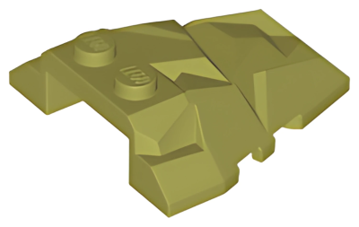 Деталь LEGO Wedge 4 x 4 Fractured Polygon Top 64867 (28625, 29383) Olive Green U