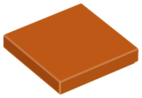 Tile 2 x 2, 3068 Dark Orange U