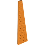 Wedge, Plate 12 x 3 Right, 47398 Orange U