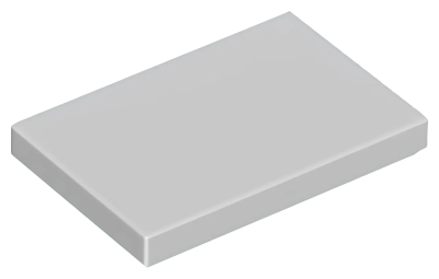 Деталь LEGO Tile 2 x 3 26603 Light Bluish Gray U