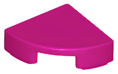 Деталь LEGO Lego Tile, Round 1 x 1 Quarter 25269 (6199889) Magenta U