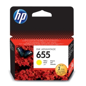 Картридж HP 655 Yellow желтый CZ112AE