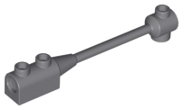Bar 1 x 8 with Brick 1 x 2 Curved Top End (Axle Holder Inside Small End), 30359b Dark Bluish Gray U