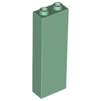 Деталь Lego Brick 1 x 2 x 5 - Blocked Open Studs or Hollow Studs 2454 Sand Green U