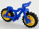 Bicycle Heavy Mountain Bike with Straight Handlebars with Bright Light Orange Wheels and Black Tires (36934 / 50862 / 50861), 36934c02  