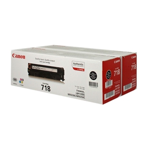 Двойная упаковка картриджей Canon 718 Black черные оригинальные i-SENSYS MF8330, MF8350, LBP7200 2662B005