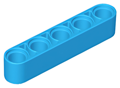 Деталь LEGO Technic, Liftarm Thick 1 x 5 32316 Dark Azure N