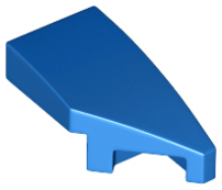 Wedge 2 x 1 x 2/3 Right, 29119 Blue N