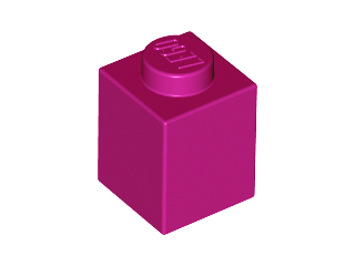 Brick 1 x 1, 3005 Magenta N