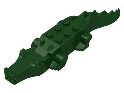 Крокодил Lego  Alligator / Crocodile with 8 Teeth 6026c01