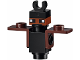 Minecraft Bat (Plate, Round 1 x 1, Thin Dark Brown Neck Bracket) - Brick Built, minebat01