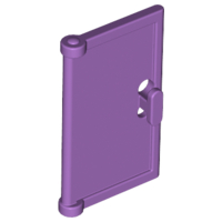 Door 1 x 2 x 3 with Vertical Handle, Mold for Tabless Frames, 60614 Medium Lavender U