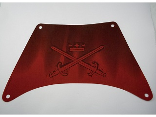 Cloth Sail Rectangle with Crown and Crossed Swords Pattern (Mainsail), 96423