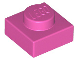 Plate 1 x 1, 3024 Dark Pink U