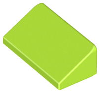 Slope 30 1 x 2 x 2/3, 85984 Lime U