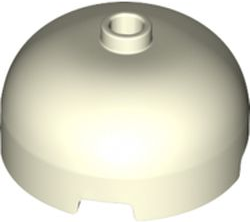 Brick, Round 3 x 3 x 1 1/3 Dome Top - Open Stud, 49308