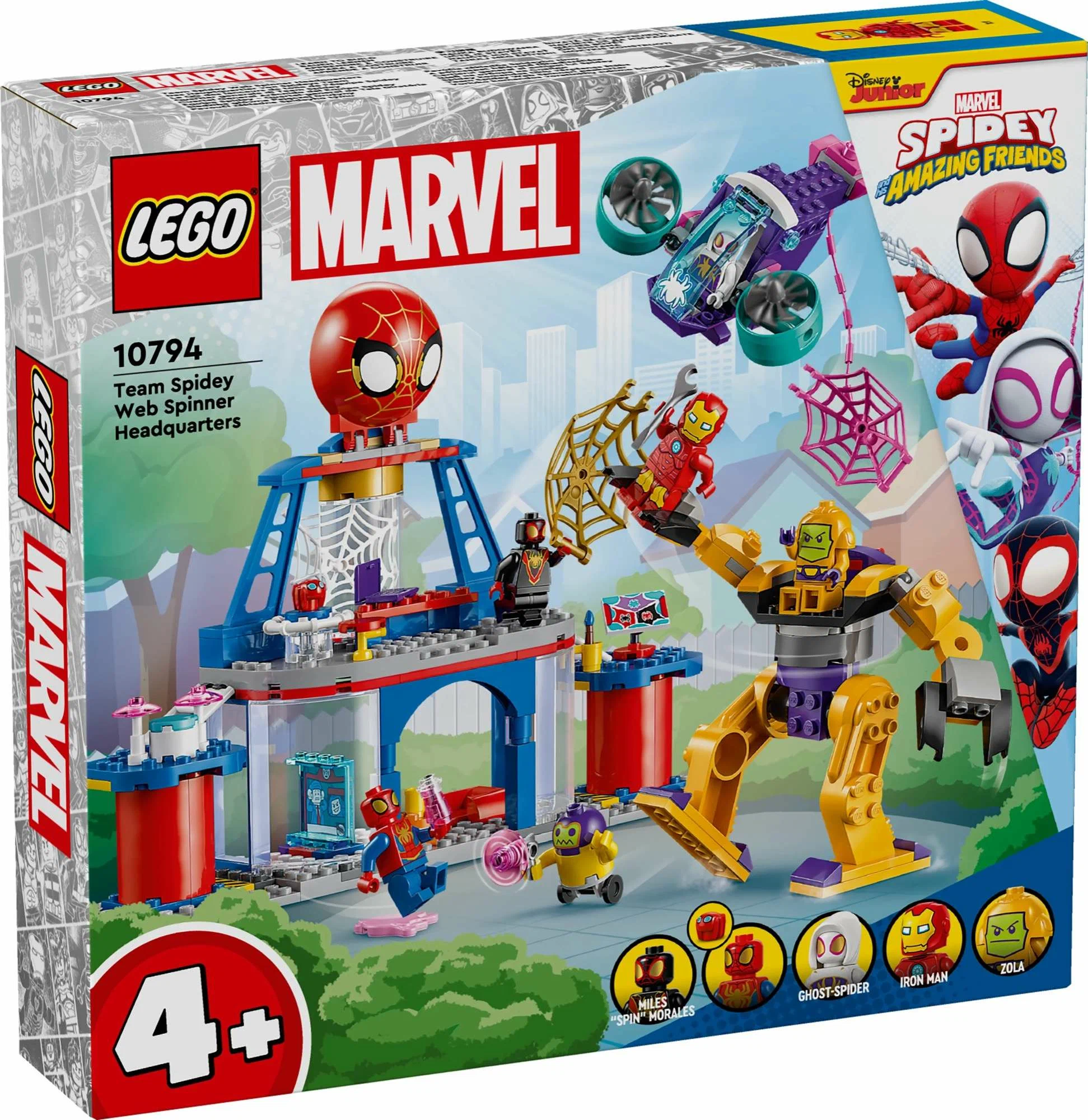 Конструктор Lego Marvel 10794 Штаб-квартира команды пауков в магазине  Shop-device