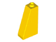 Slope 75 2 x 1 x 3 - Hollow Stud, 4460b Yellow U