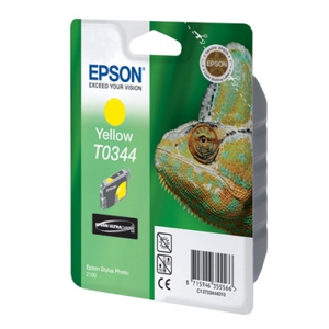 Картридж Epson T0344 Yellow желтый оригинальный Stylus 2100 C13T03444010