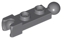 Plate, Modified 1 x 2 with Tow Ball and Small Tow Ball Socket on Ends 14419